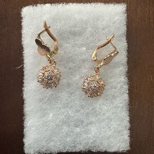 Kate Spade Gold and Silver Floral Earrings